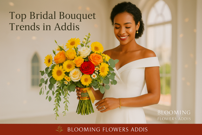 Top Bridal Bouquet Trends in Addis